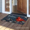 Briarwood Lane Cardinal Winter Coir Doormat Natural Fiber Welcome