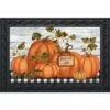 Briarwood Lane Happy Fall Y'all Pumpkins Primitive Doormat Autumn Indoor Outdoor 30" X 18"