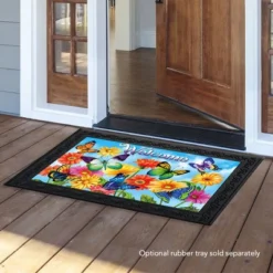 Fluttering Butterflies Spring Doormat Indoor Outdoor 30" X 18" Briarwood Lane -Briarwood Lane Verkoop GUEST db7ba919 454d 434f bc54 430855c8bbee