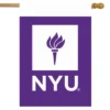Briarwood Lane New York University NCAA Licensed House Flag 28" X 40"
