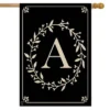 Briarwood Lane Classic Monogram Letter A House Flag Double-Sided 28" X 40"