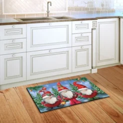 Briarwood Lane Winter Gnomes Christmas Doormat Humor Santa Hats Indoor Outdoor 30" X 18" -Briarwood Lane Verkoop GUEST f4892bf5 4ddc 488a ac3d 37a5899cc24b