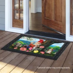 Garden Gnome Spring Doormat Birds Floral Indoor Outdoor 30" X 18" Briarwood Lane -Briarwood Lane Verkoop GUEST f60afe1c dabc 4c7e 8cbf 0619fc4540dd