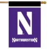Briarwood Lane Northwestern University NCAA Licensed House Flag 28" X 40"