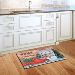 Home For Christmas Doormat Pickup Truck Indoor Outdoor 30" X 18" Briarwood Lane -Briarwood Lane Verkoop GUEST f85b30fe d952 4517 bb9e e74614e85379