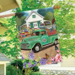 Flower Farm Spring House Flag 28 X 40 Briarwood Lane -Briarwood Lane Verkoop GUEST fca81cfe 3d86 4179 a156 56c7370719cd
